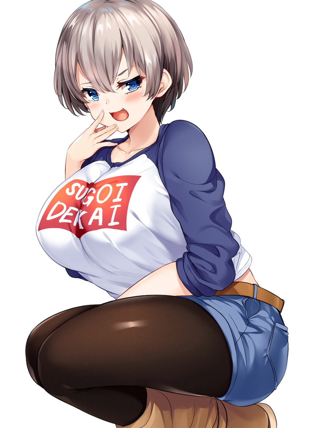 hinata_sora pantyhose tagme uzaki-chan_wa_asobi_tai! uzaki_hana