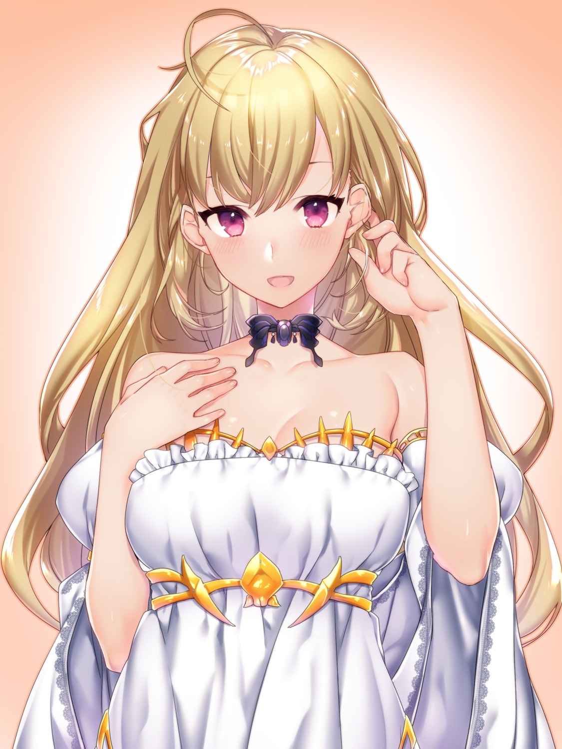 cleavage dress yutazou