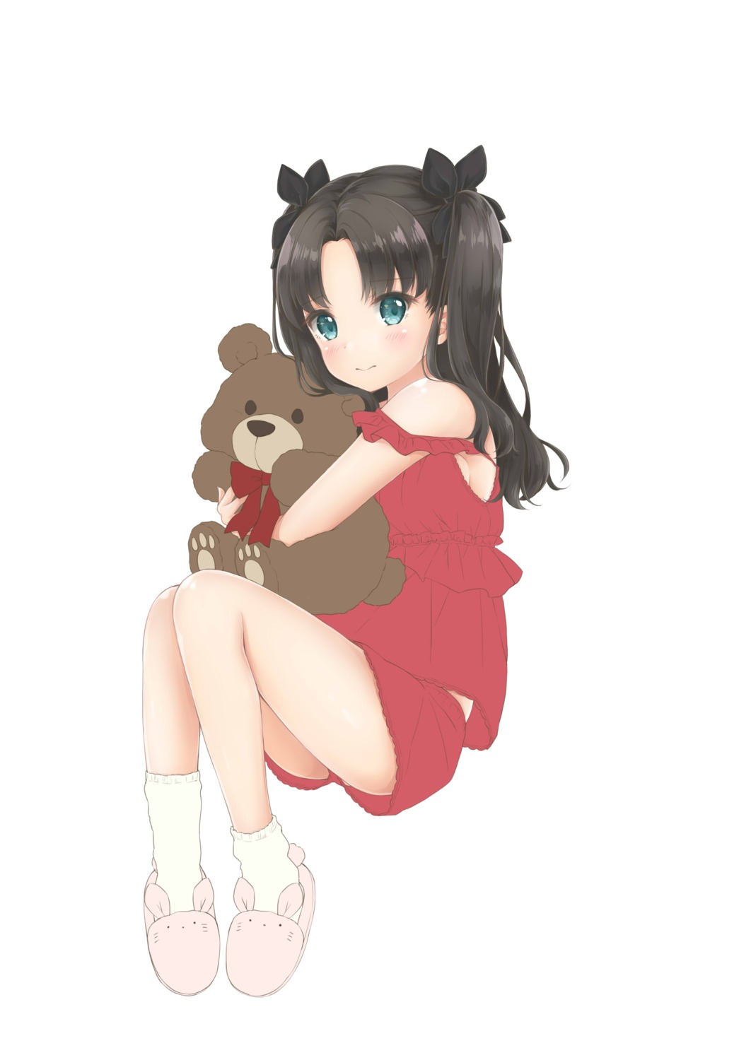 fate/stay_night mikujin_(mikuzin24) pajama toosaka_rin