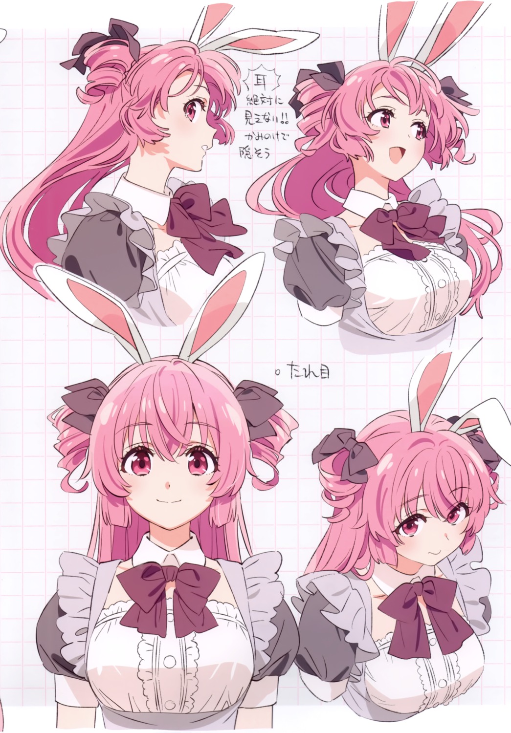 animal_ears bunny_ears character_design maid yamamochi yamamoto_yumiko