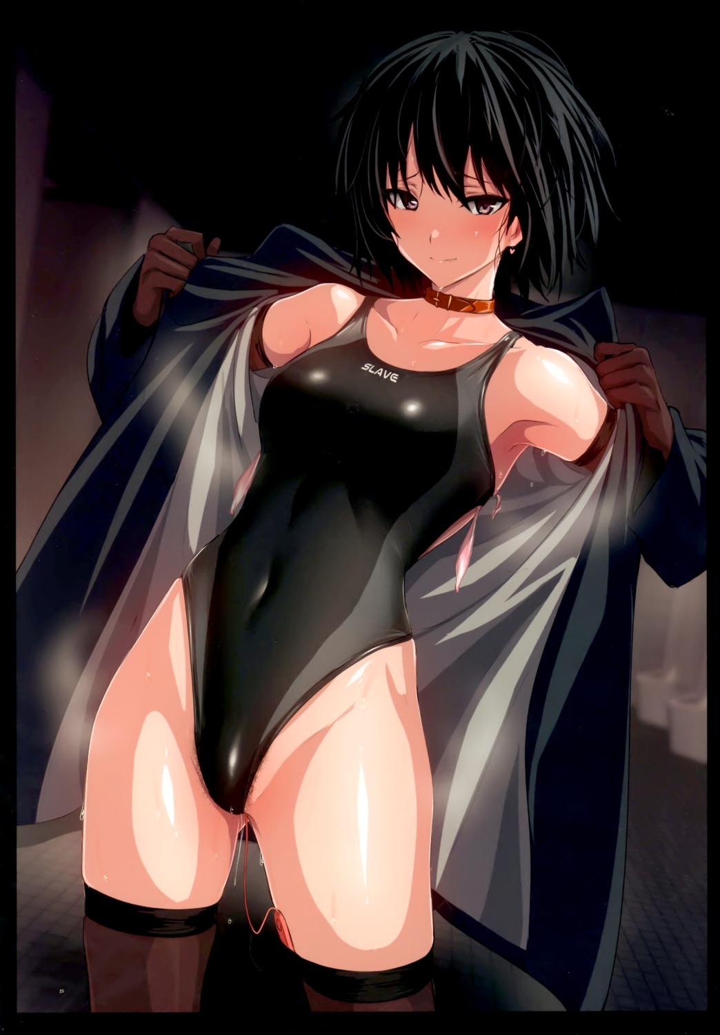 amagami nanasaki_ai pussy_juice swimsuits thighhighs ulrich_(tagaragakuin) undressing vibrator