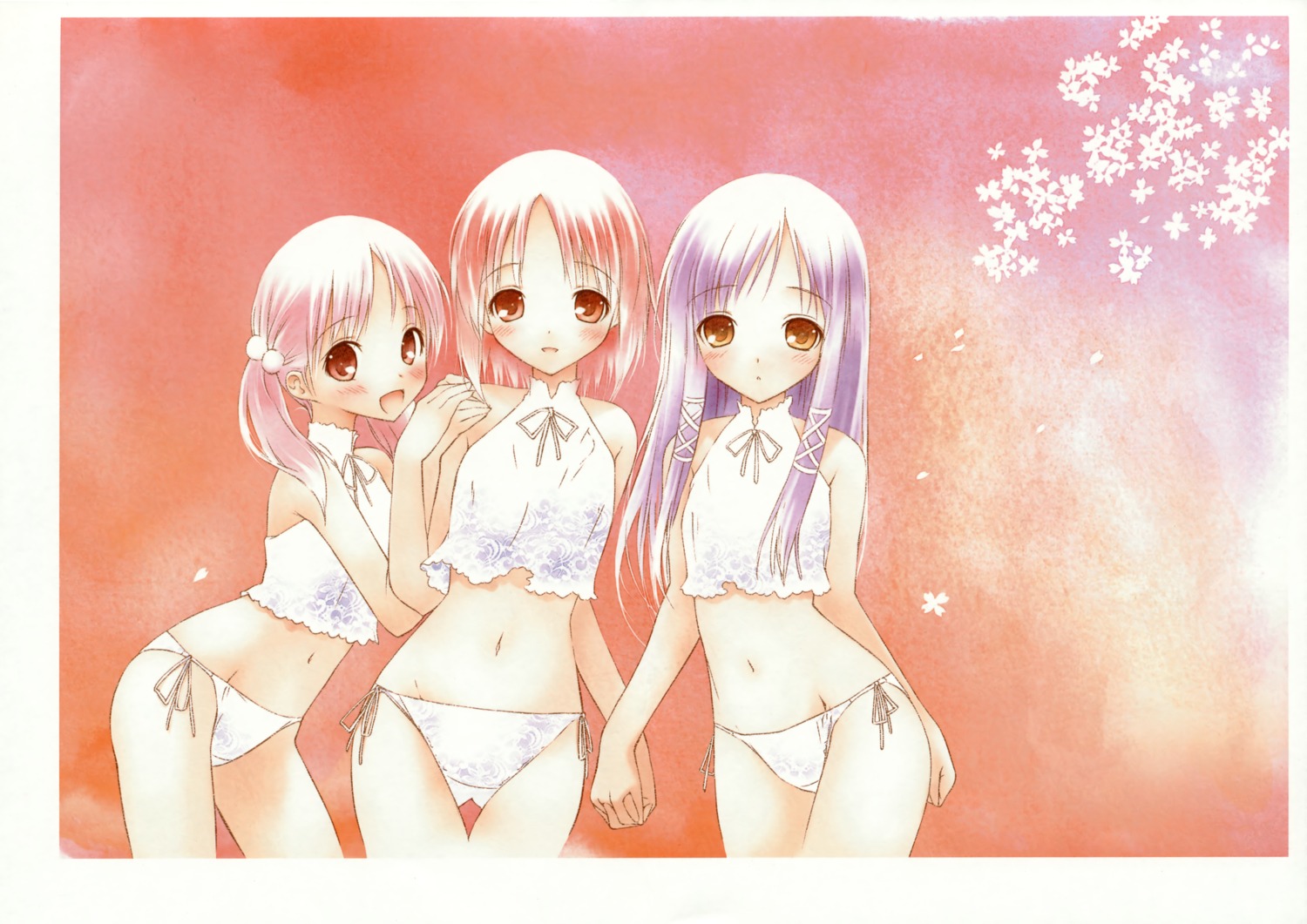 akino_momiji kiriyama_sakura lingerie pantsu saeki_thoma sakura_musubi sera_karen sorairono. string_panties