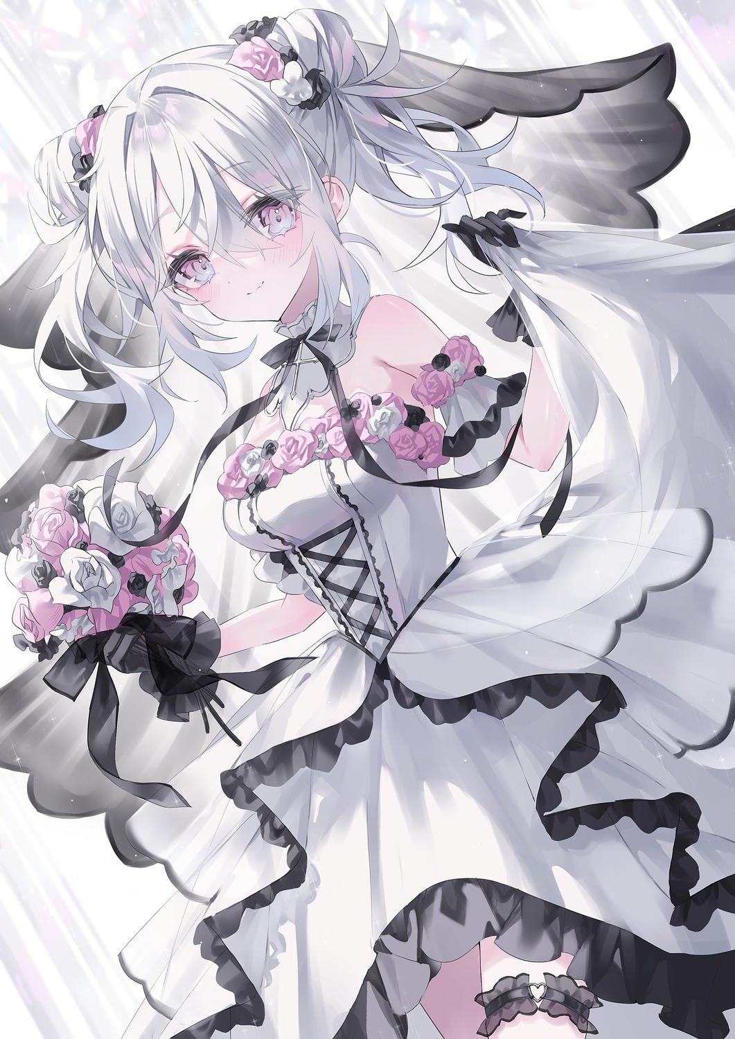 dress garter hagoromo_mayo indie_virtual_youtuber lolita_fashion noah_(0noah)