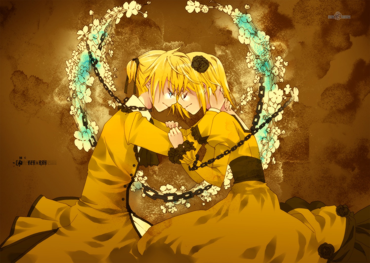 aku_no_meshitsukai_(vocaloid) chry kagamine_len kagamine_rin vocaloid