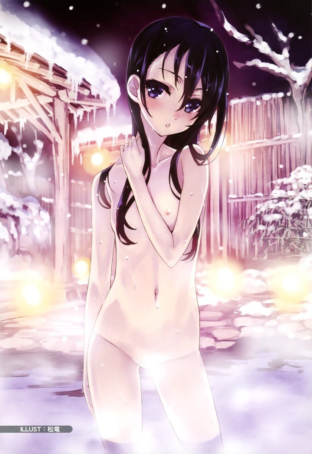 loli matsuryuu naked nipples onsen