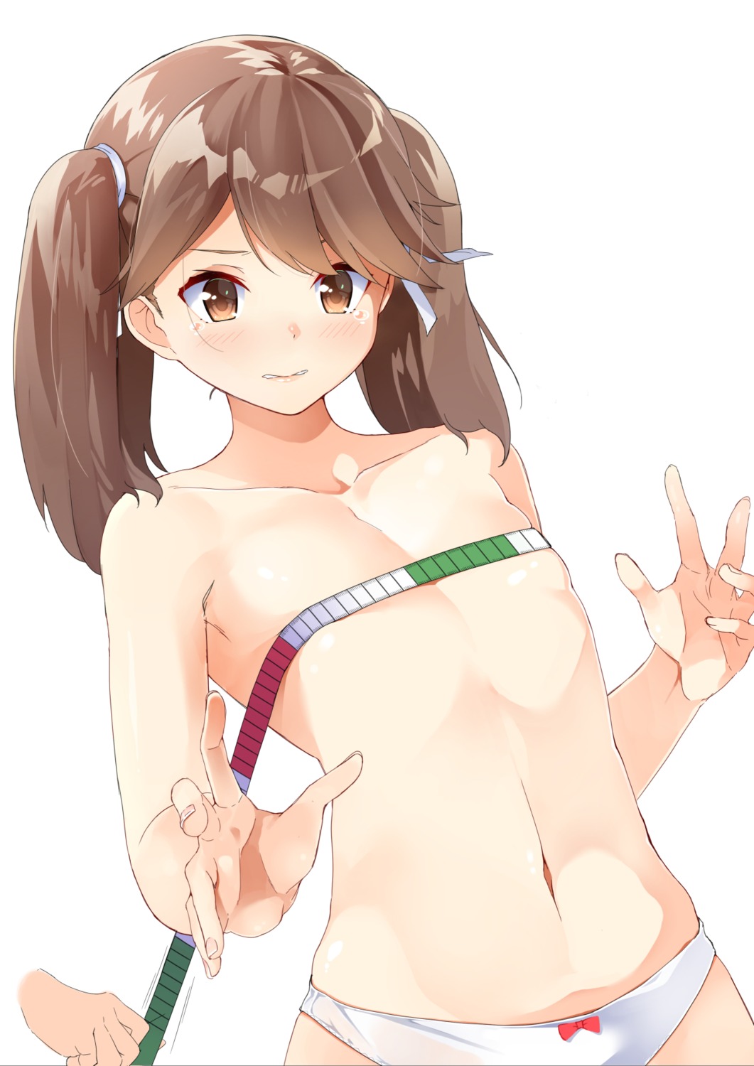 byte_(allbyte) kantai_collection loli pantsu ryuujou_(kancolle) topless