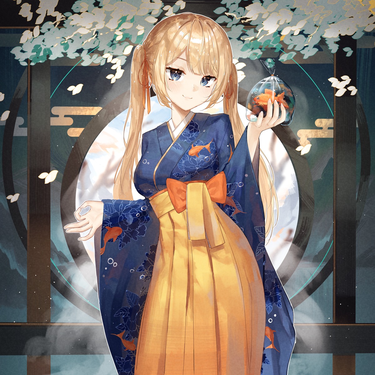 dayshiart hololive hololive_english japanese_clothes watson_amelia