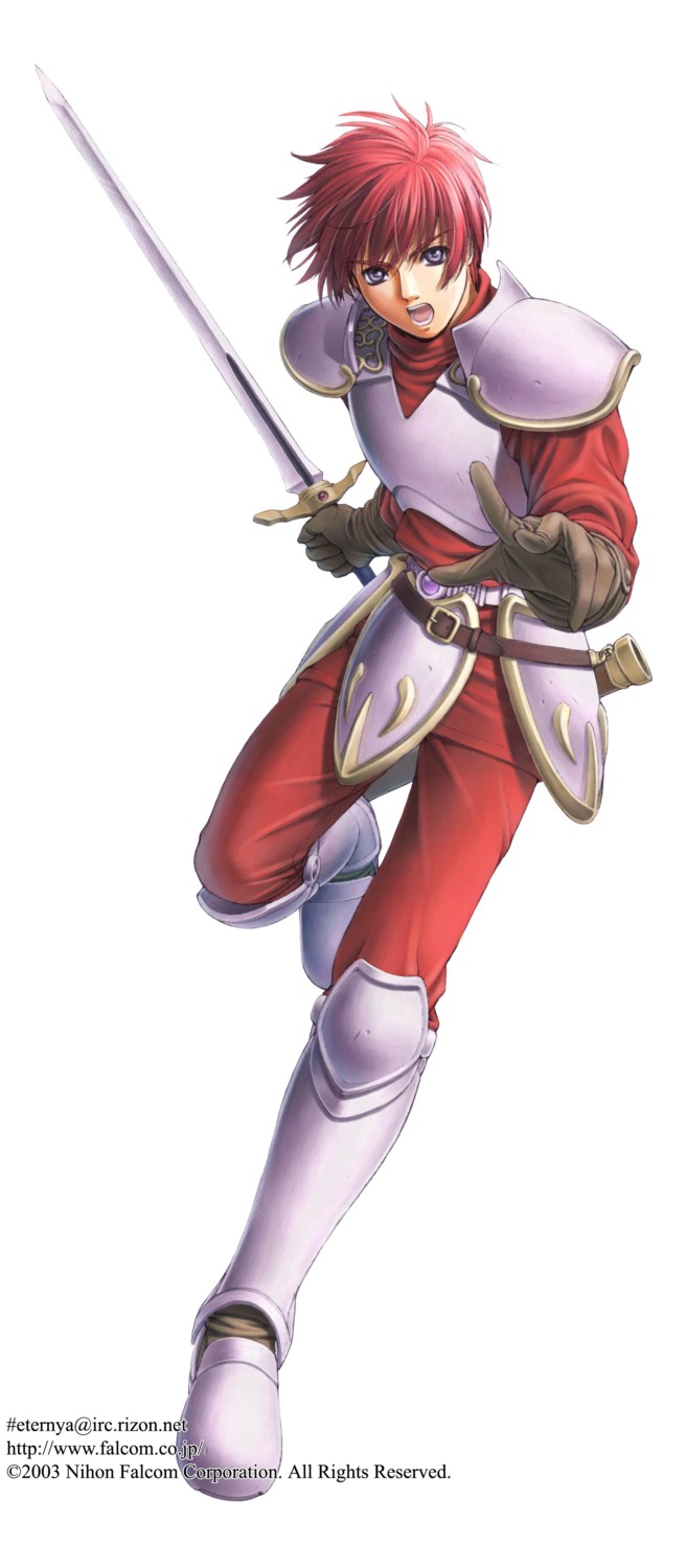 adol_christin armor falcom male sword ys ys_vi