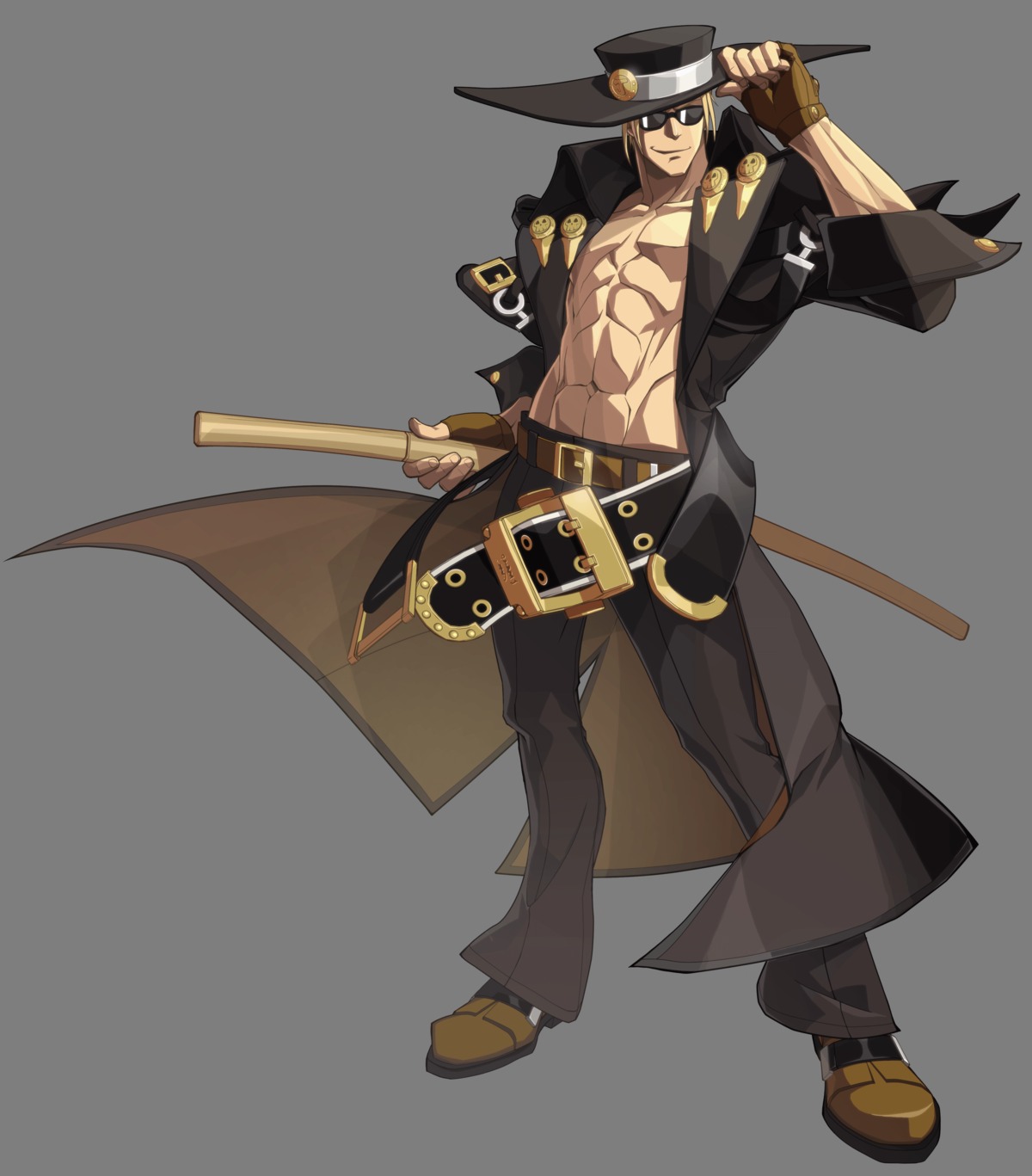 guilty_gear guilty_gear_xrd_revelator johnny male sword transparent_png