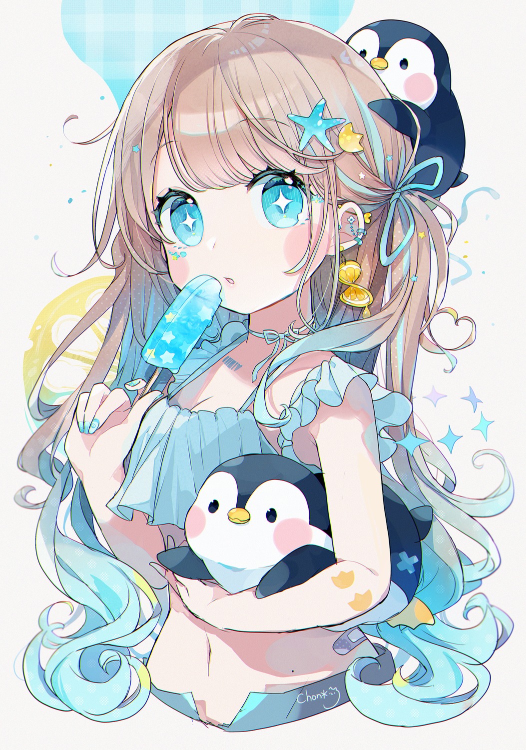 bikini chon penguin swimsuits tattoo