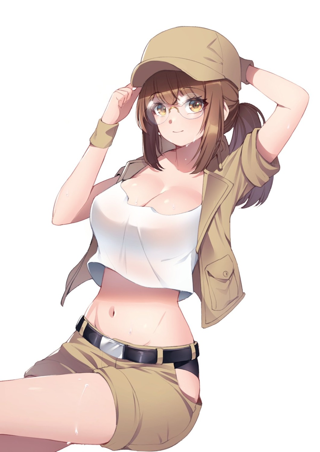 fio_germi megane metal_slug no_bra pantsu see_through ugwa