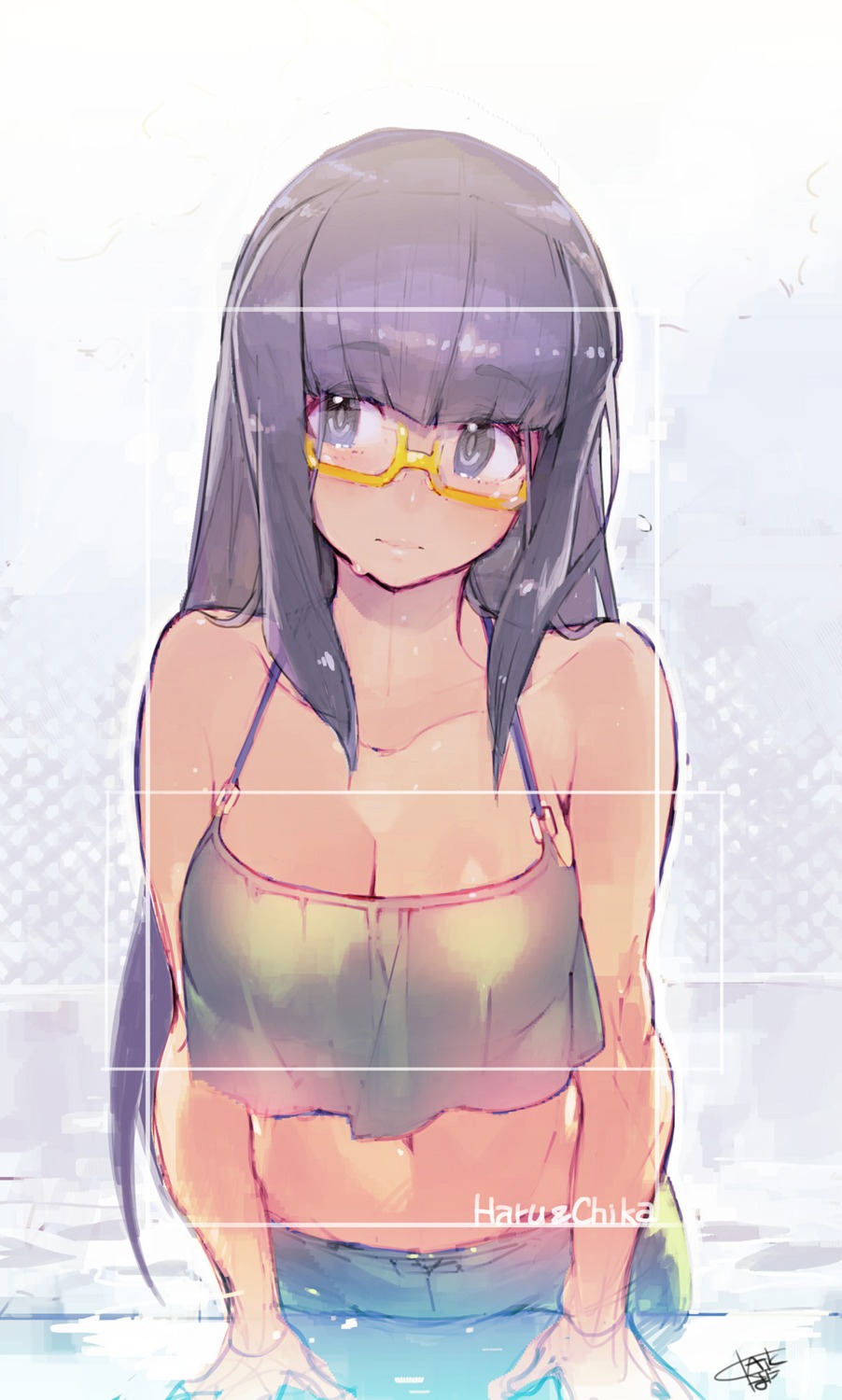 cleavage megane namaniku_atk