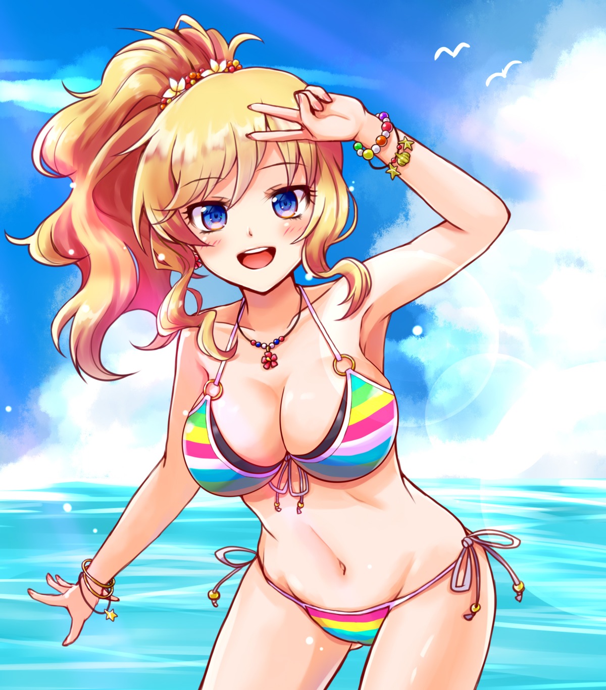 bikini ootsuki_yui shota_masayoshi swimsuits the_idolm@ster the_idolm@ster_cinderella_girls