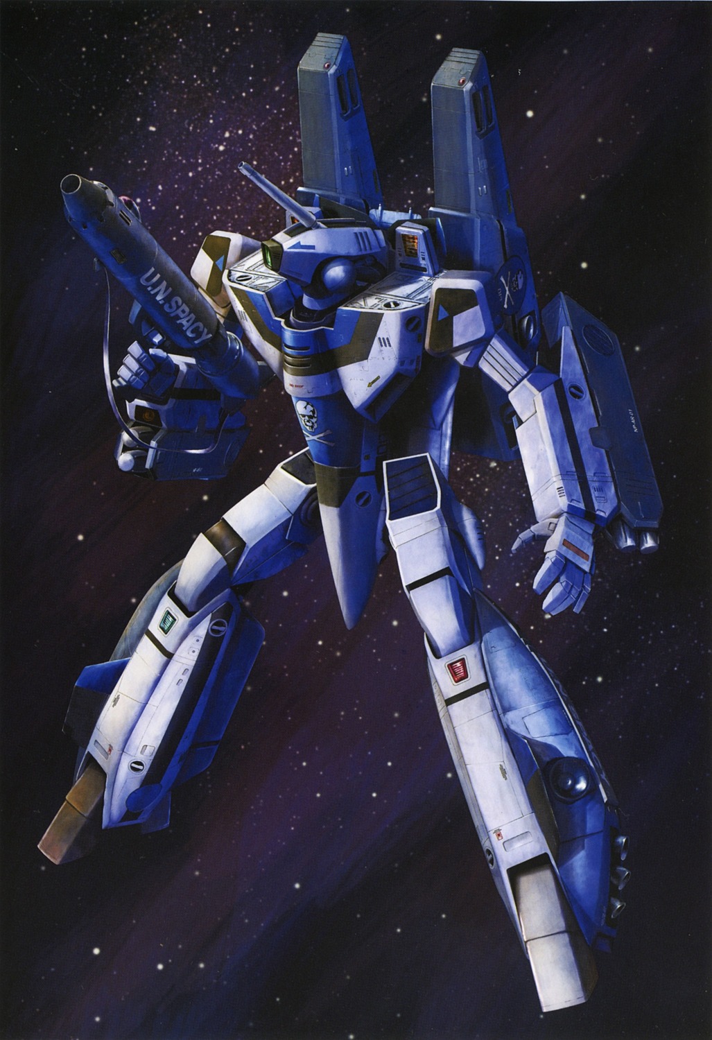 macross mecha tenjin_hidetaka the_super_dimension_fortress_macross