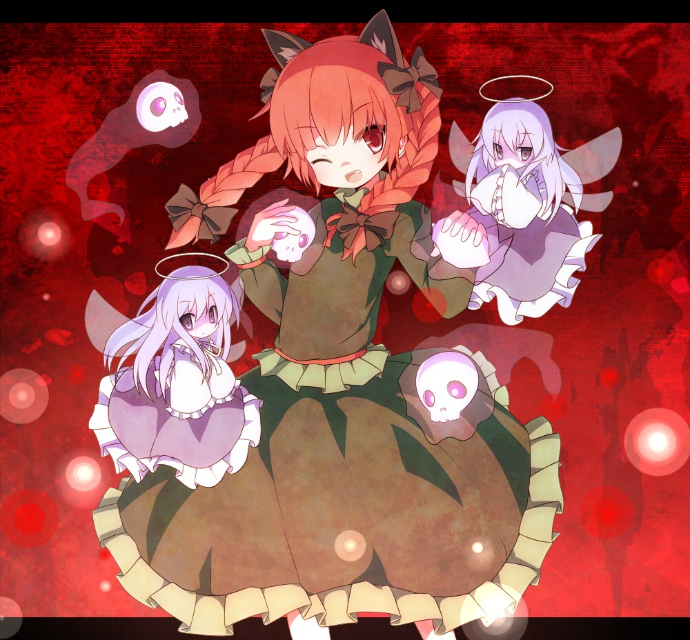 animal_ears kaenbyou_rin munyunyu nekomimi touhou