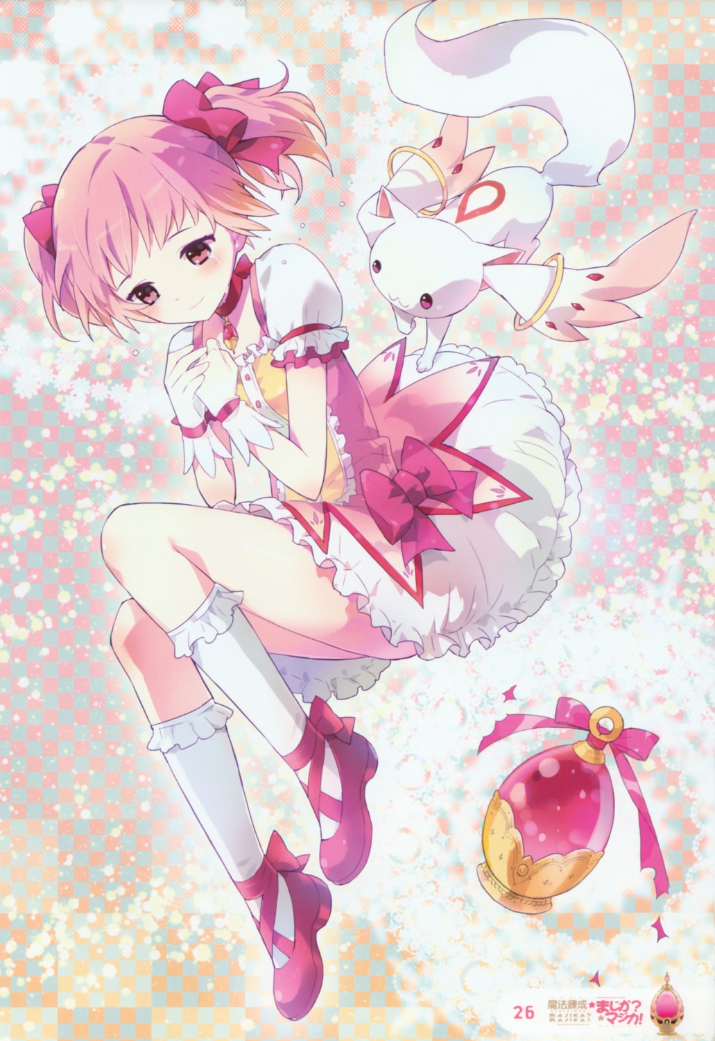 kaname_madoka kyubey mahou_shoujo_madoka_magica tiru