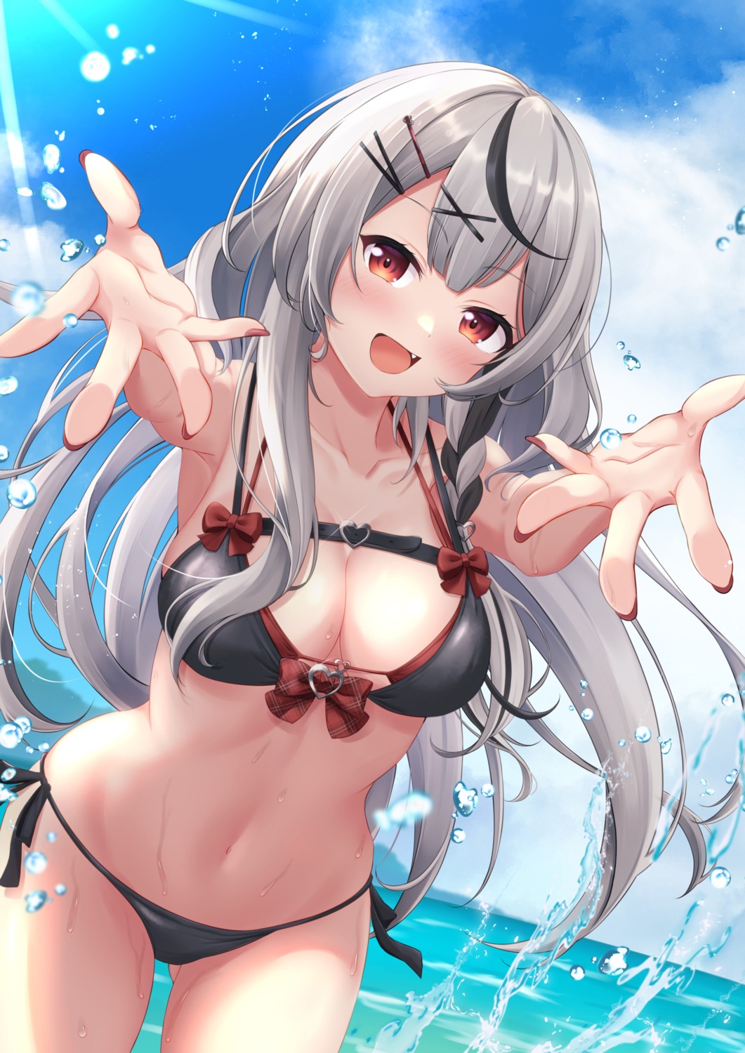 bikini hololive kaigan sakamata_chloe swimsuits