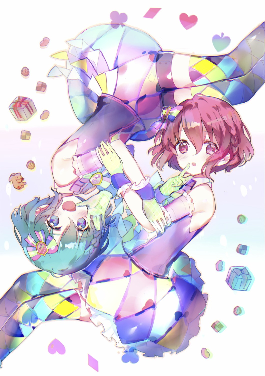 atsumi_jun dorothy_west jpeg_artifacts leona_west pretty_series pripara see_through thighhighs