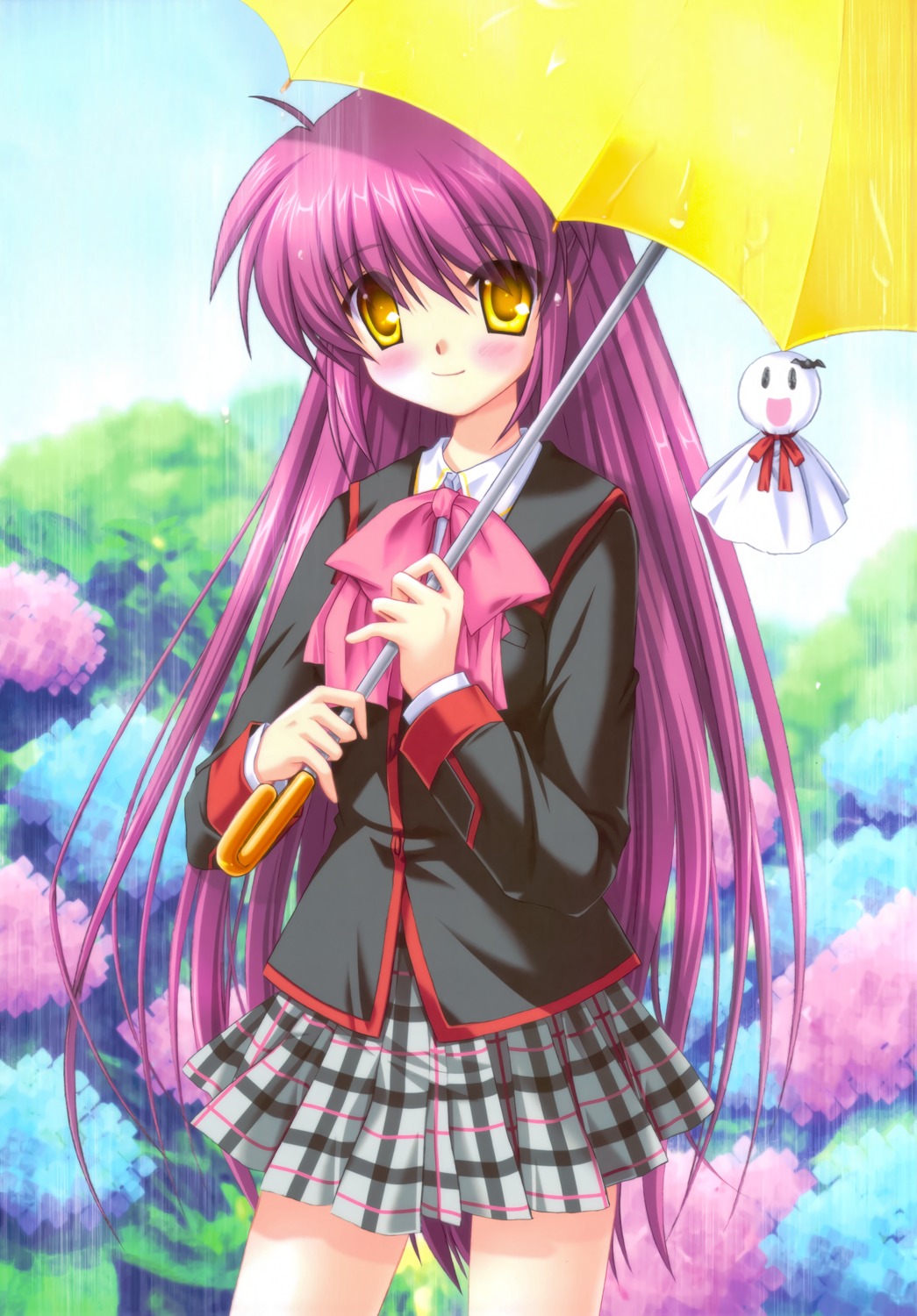 futaki_kanata hinoue_itaru key little_busters! seifuku umbrella