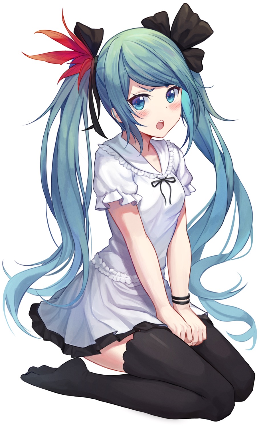 bibboss39 hatsune_miku thighhighs vocaloid world_is_mine_(vocaloid)