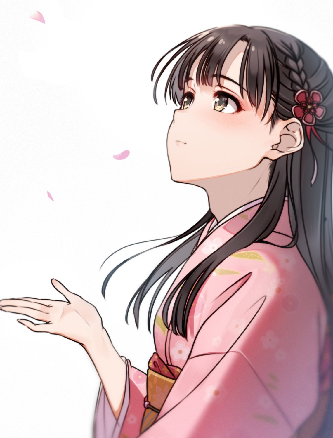 kakaobataa kimono kobayakawa_sae the_idolm@ster the_idolm@ster_cinderella_girls