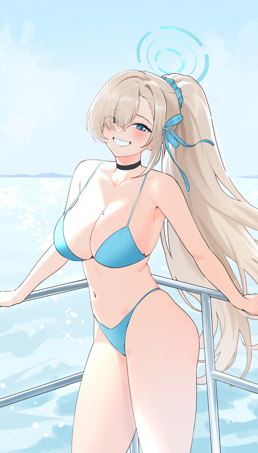 bikini blue_archive halo ichinose_asuna nonbire swimsuits