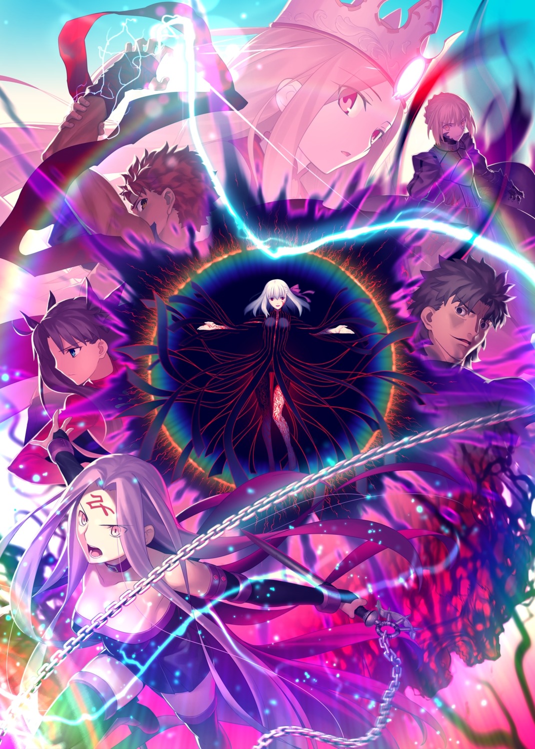 dark_sakura emiya_shirou fate/stay_night fate/stay_night_heaven's_feel irisviel_von_einzbern kotomine_kirei matou_sakura possible_duplicate rider saber saber_alter takeuchi_takashi toosaka_rin