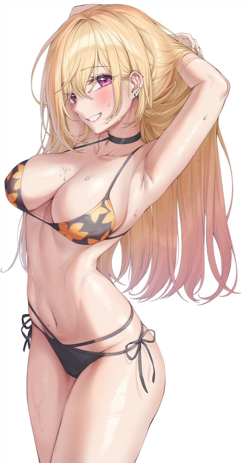 bikini cameltoe kitagawa_marin sono_bisque_doll_wa_koi_wo_suru swimsuits wet xiho_(xi_ho_)