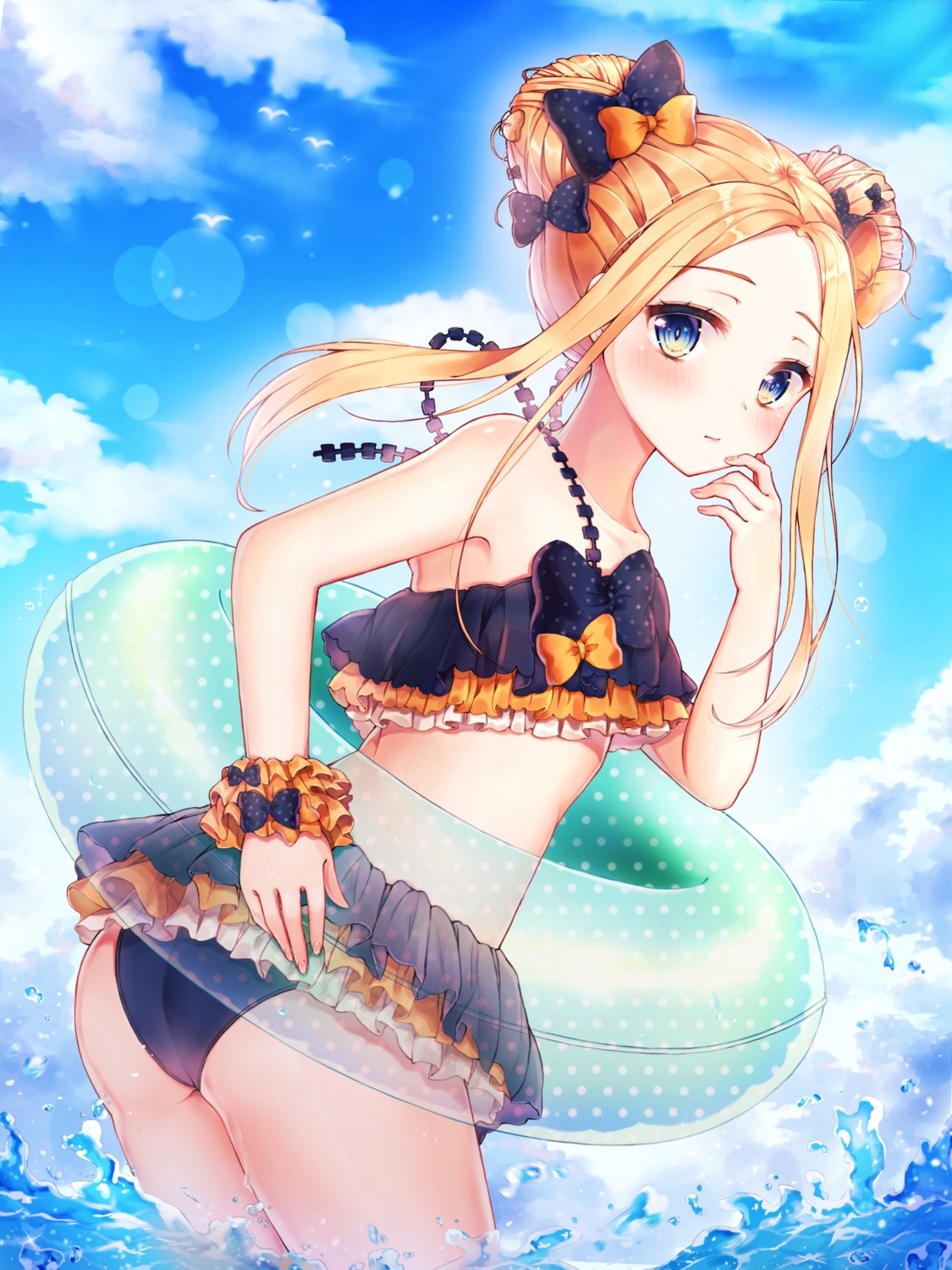 abigail_williams_(fate) ass bikini fate/grand_order foreign_blue swimsuits wet