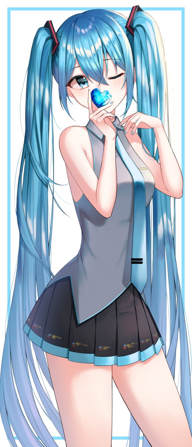 hatsune_miku vocaloid yeorem