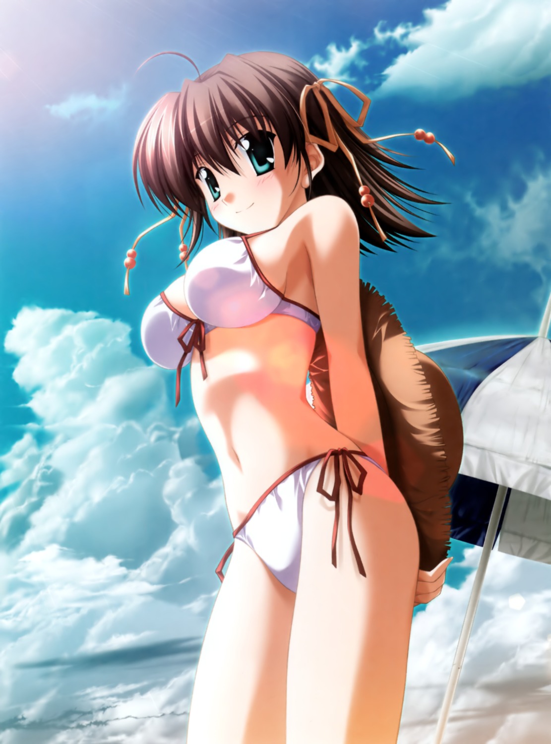 bikini ef_~a_fairytale_of_the_two~ miyamura_miyako nanao_naru overfiltered swimsuits