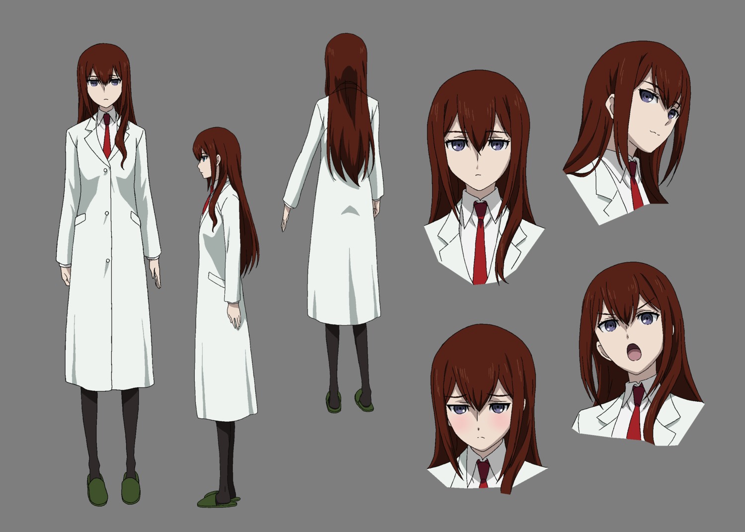 character_design expression makise_kurisu pantyhose steins;gate steins;gate_0 transparent_png