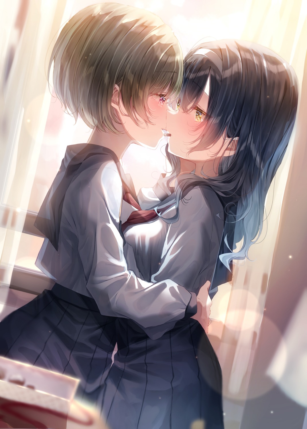 seifuku symmetrical_docking touki_matsuri yuri