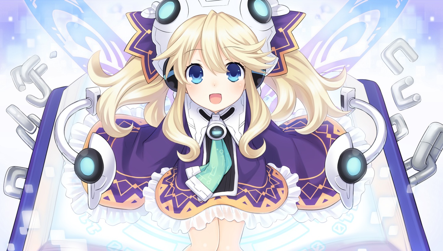 choujigen_game_neptune choujigen_game_neptune_re;birth_1 dress fairy histoire tsunako wings