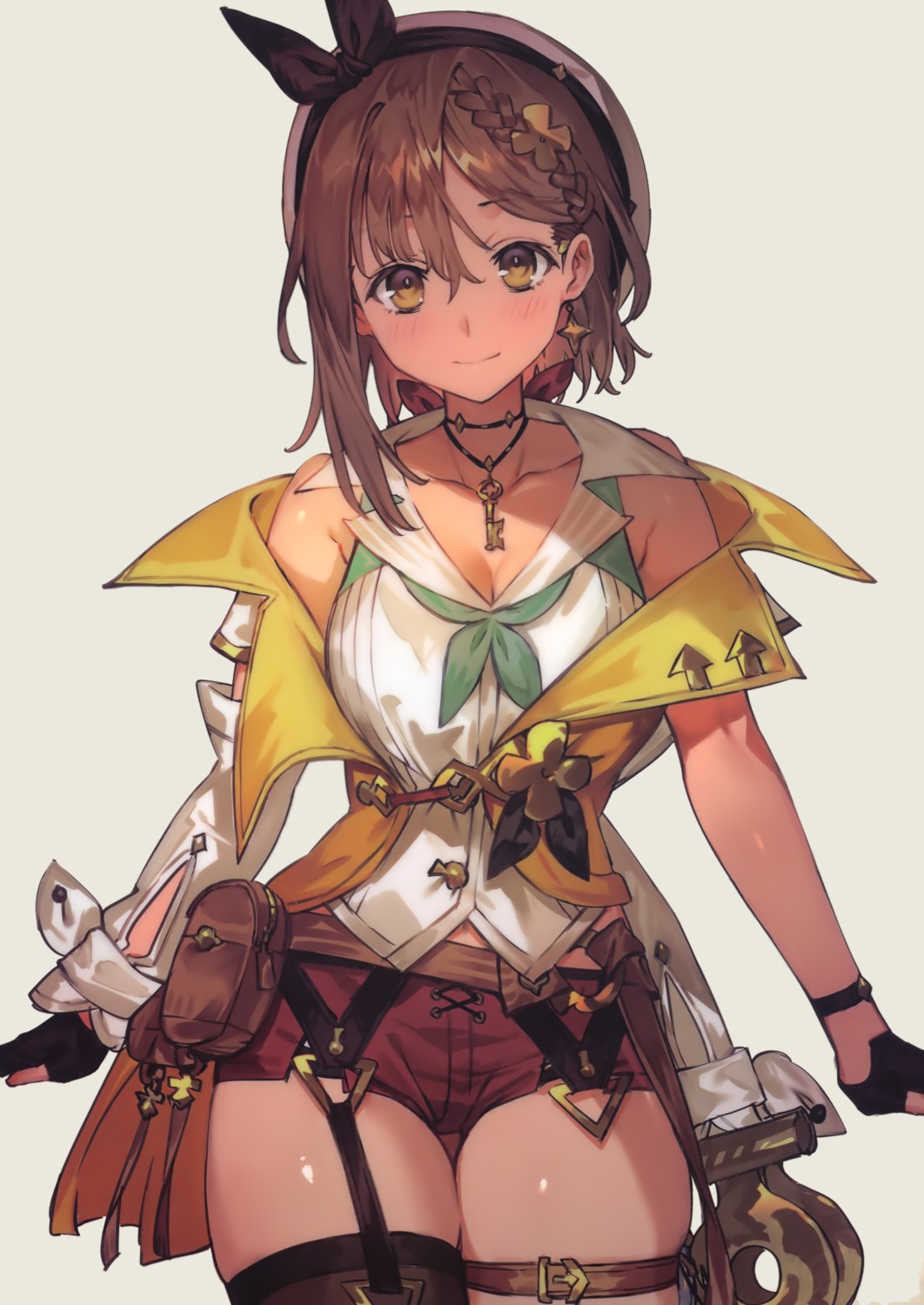 atelier atelier_ryza atelier_ryza_2 cleavage garter reisalin_stout stockings thighhighs toridamono