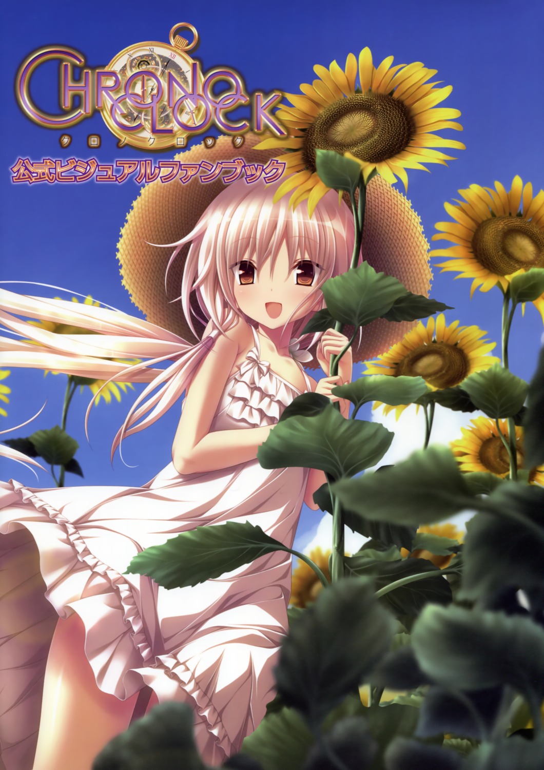 chrono_clock dress koku kuro_(chrono_clock) purple_software summer_dress