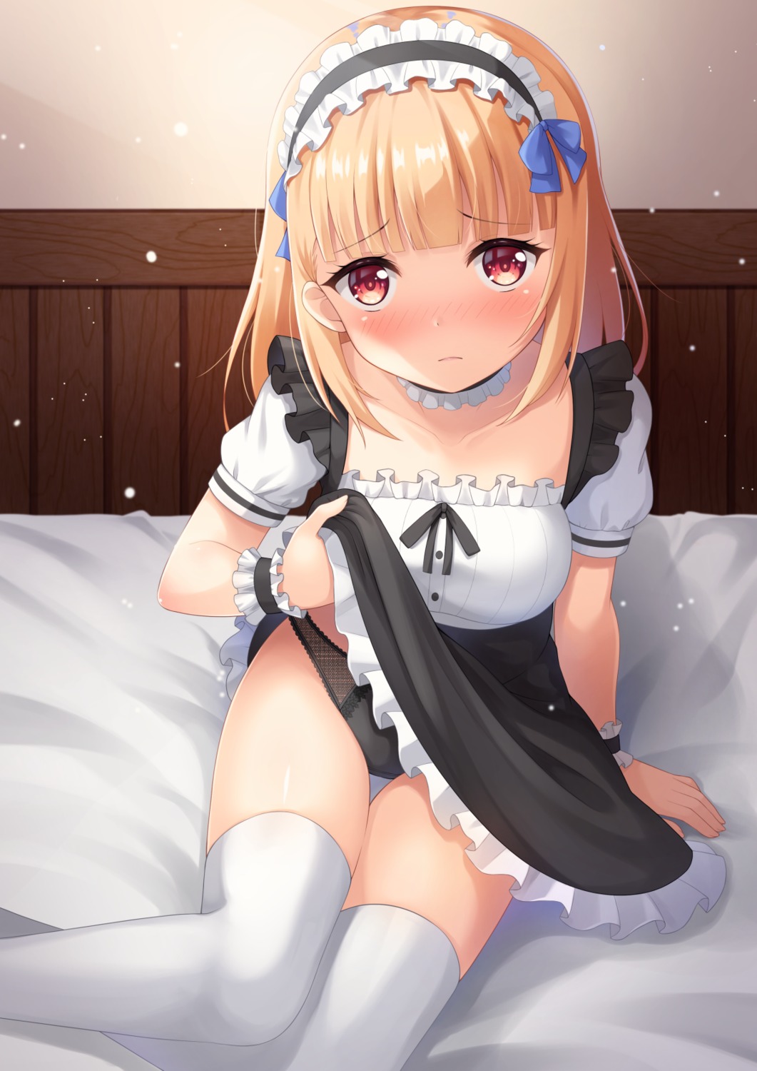 7fuji_06 maid pantsu skirt_lift thighhighs