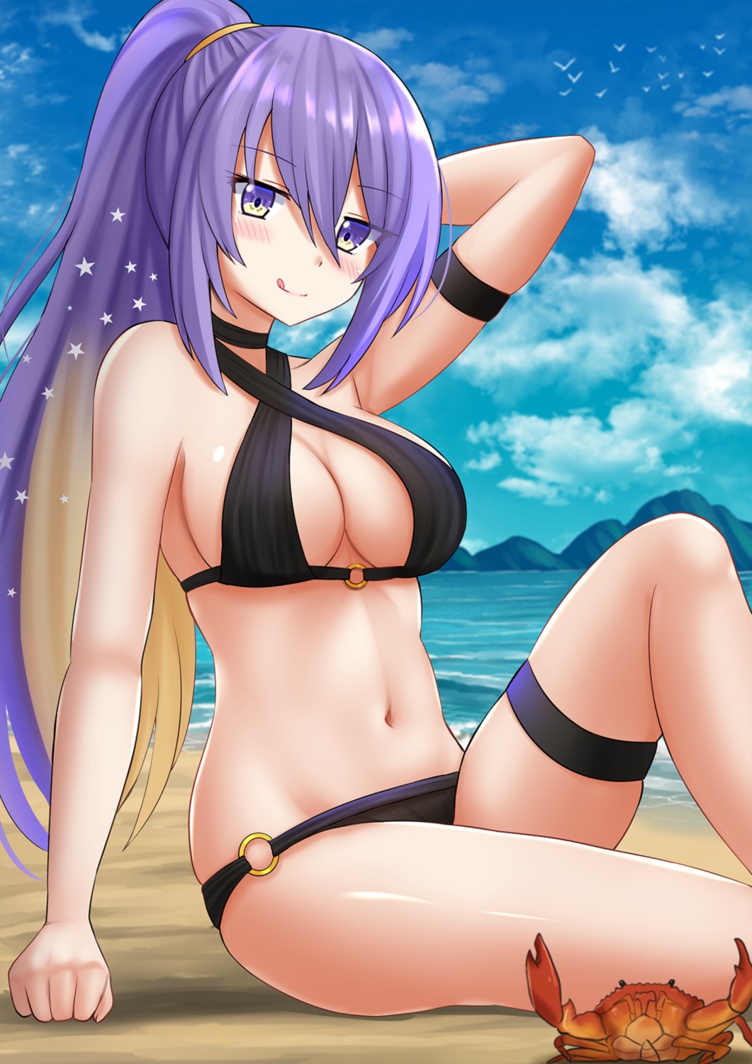 bikini garter hololive kazenokaze swimsuits