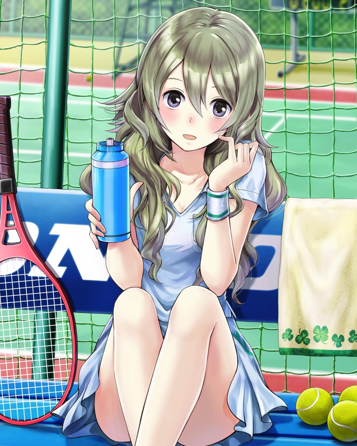 cleavage school_fanfare tennis