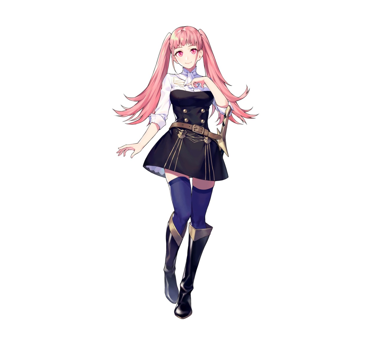 fire_emblem fire_emblem_heroes fire_emblem_three_houses hilda_valentine_goneril nintendo noy sword thighhighs uniform