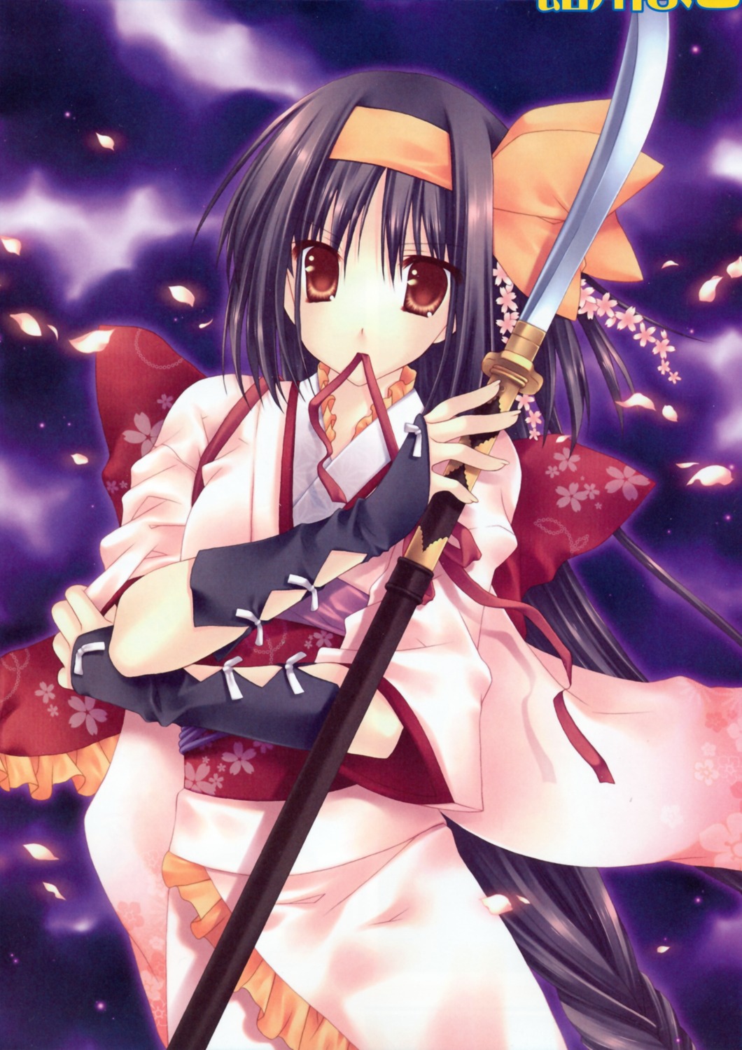 aquarian_age kimono tatekawa_mako weapon