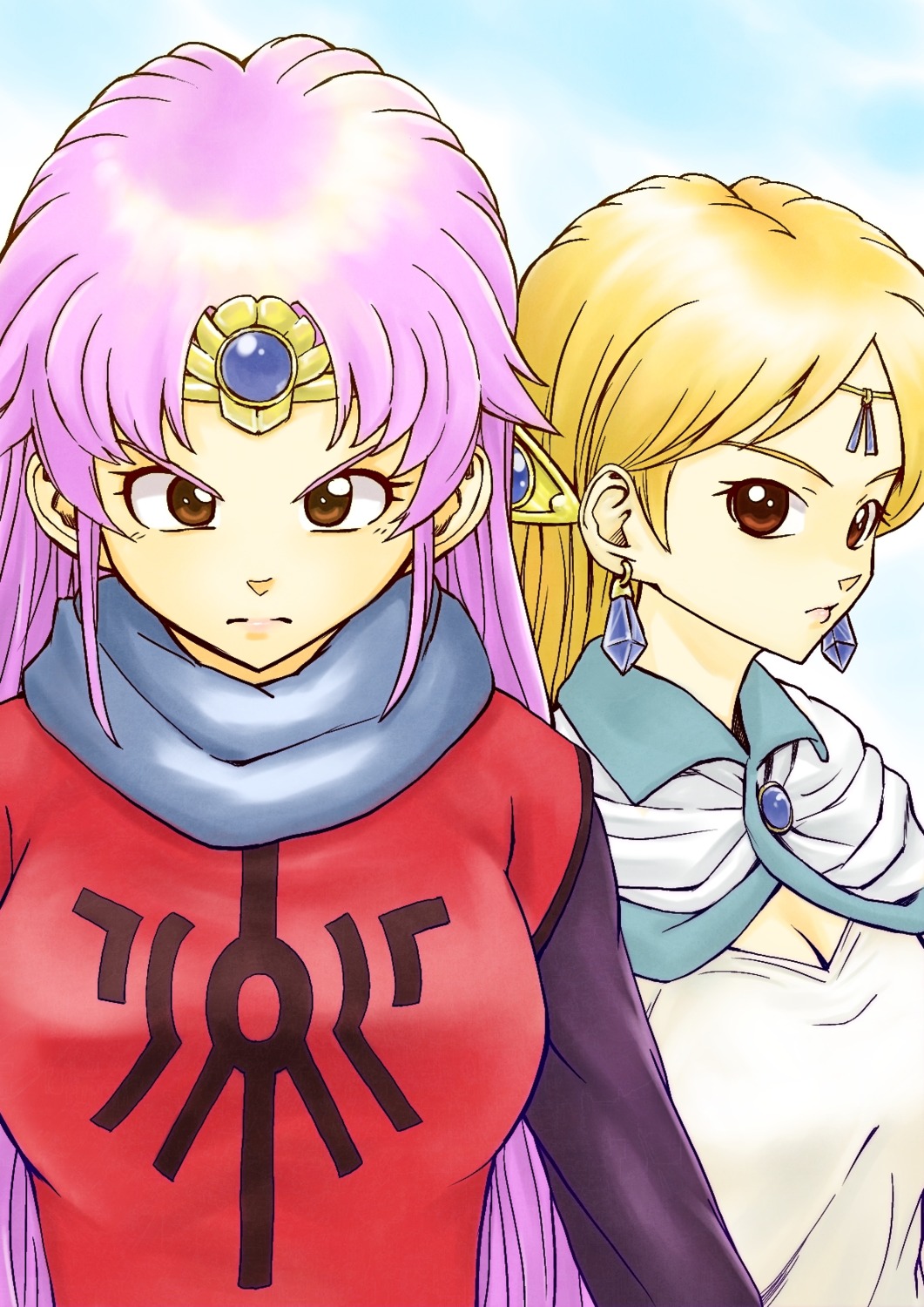 cleavage dragon_quest_dai_no_daibouken maam tagme