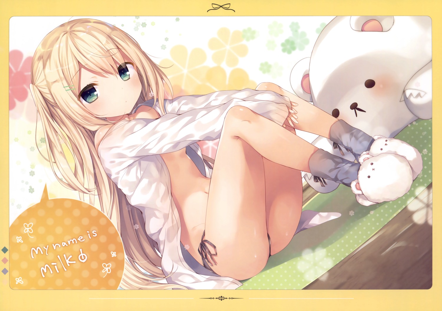 detexted fixed komeshiro_kasu loli no_bra open_shirt pantsu string_panties yobi_gakka