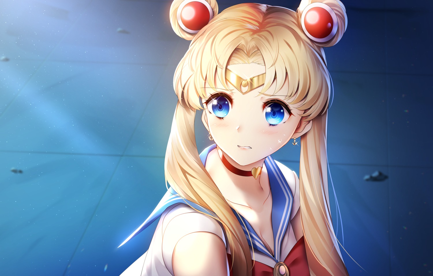 cleavage sailor_moon tsukimaru tsukino_usagi