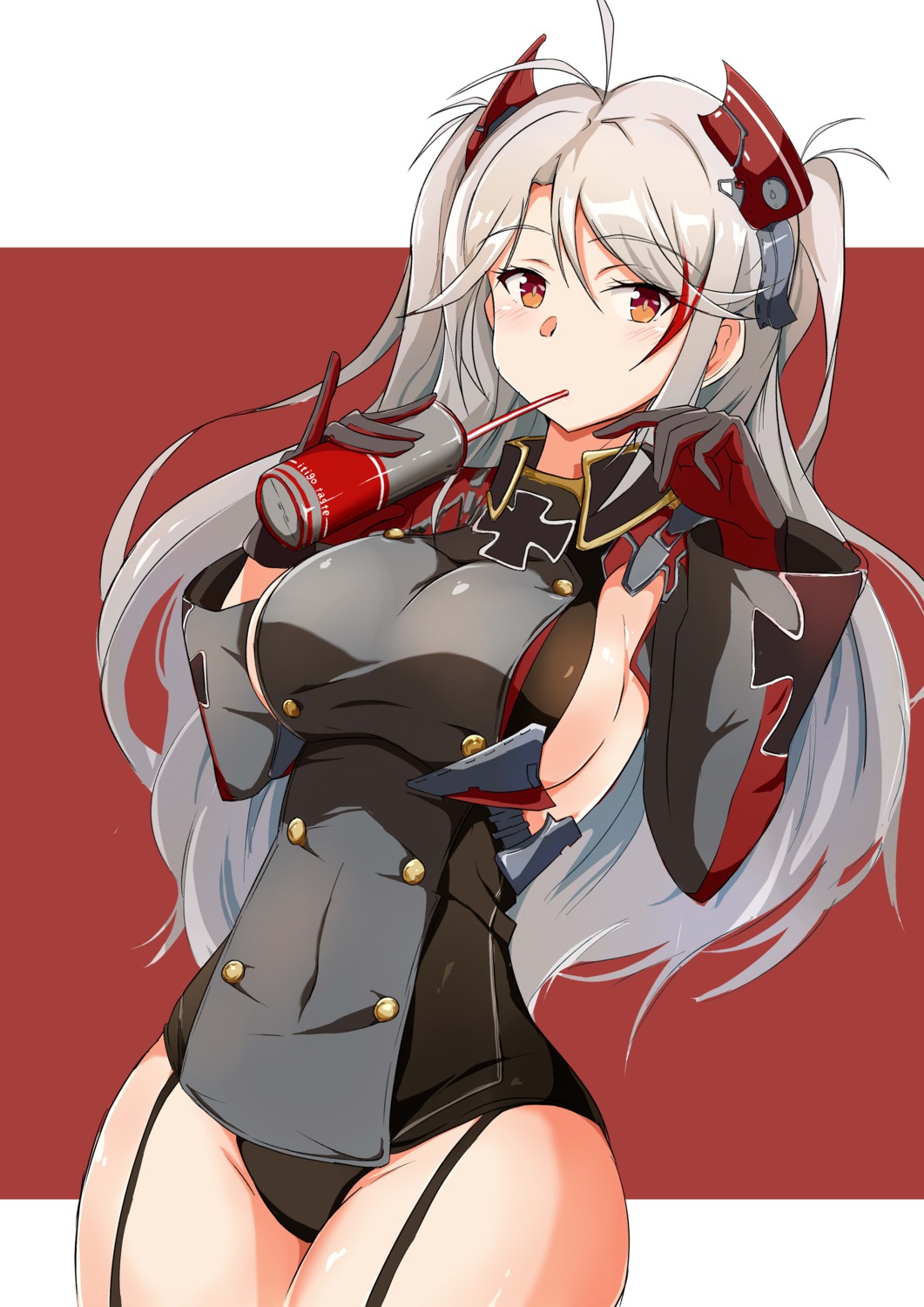 azur_lane j.roswel pantsu prinz_eugen_(azur_lane) uniform