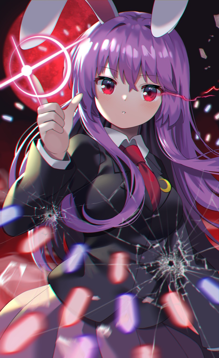 animal_ears bunny_ears reisen_udongein_inaba seifuku touhou yuujin_(yuzinn333)