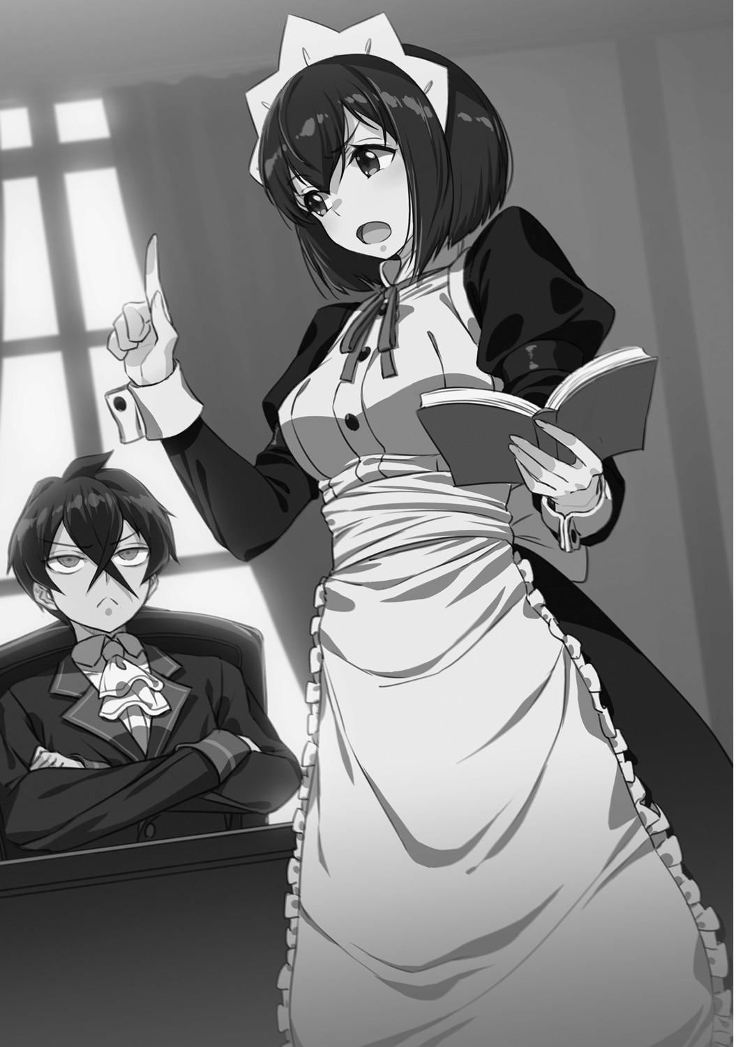 40hara maid monochrome