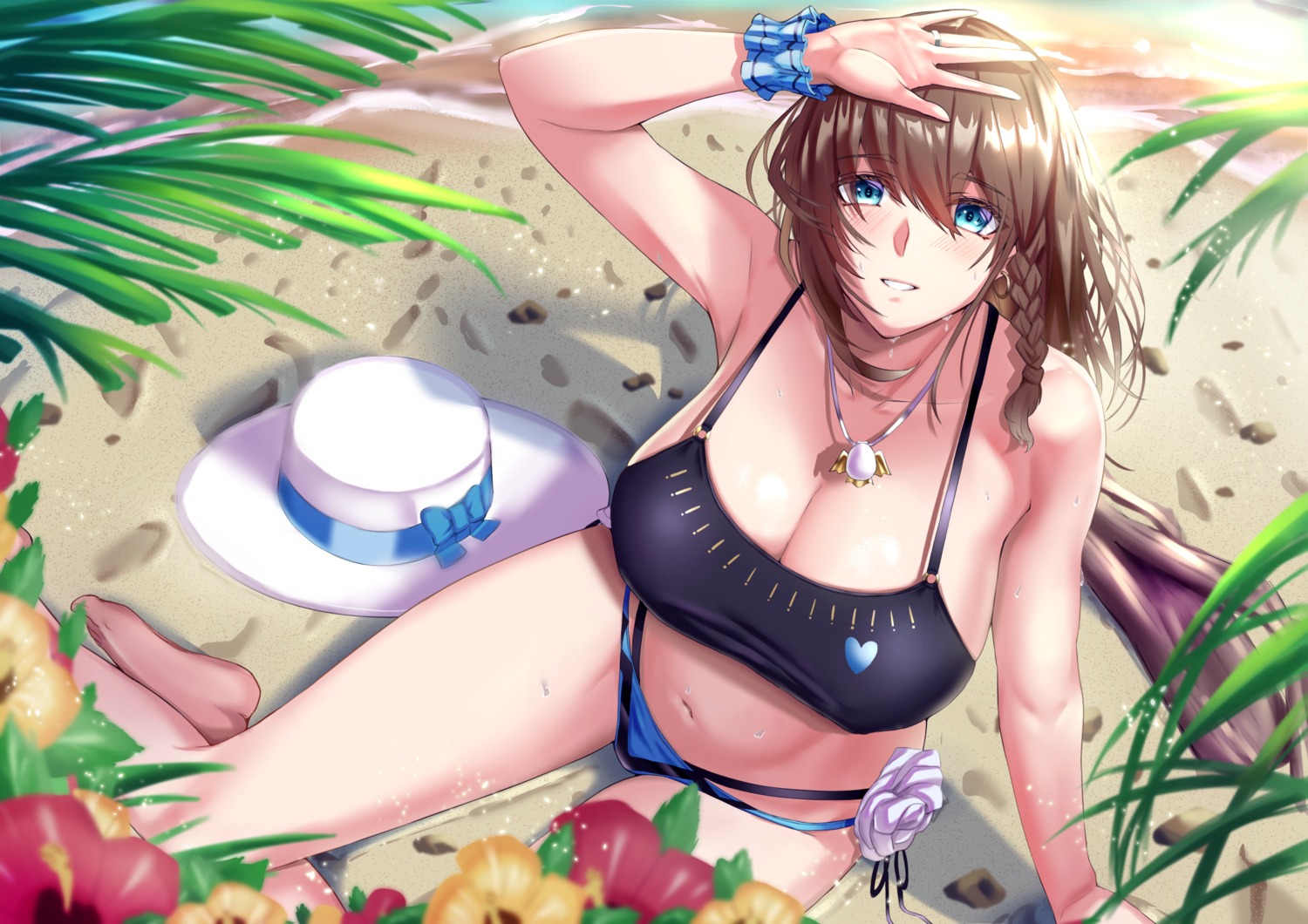 bikini charlotte_corday_(fate/grand_order) fate/grand_order swimsuits yuhica