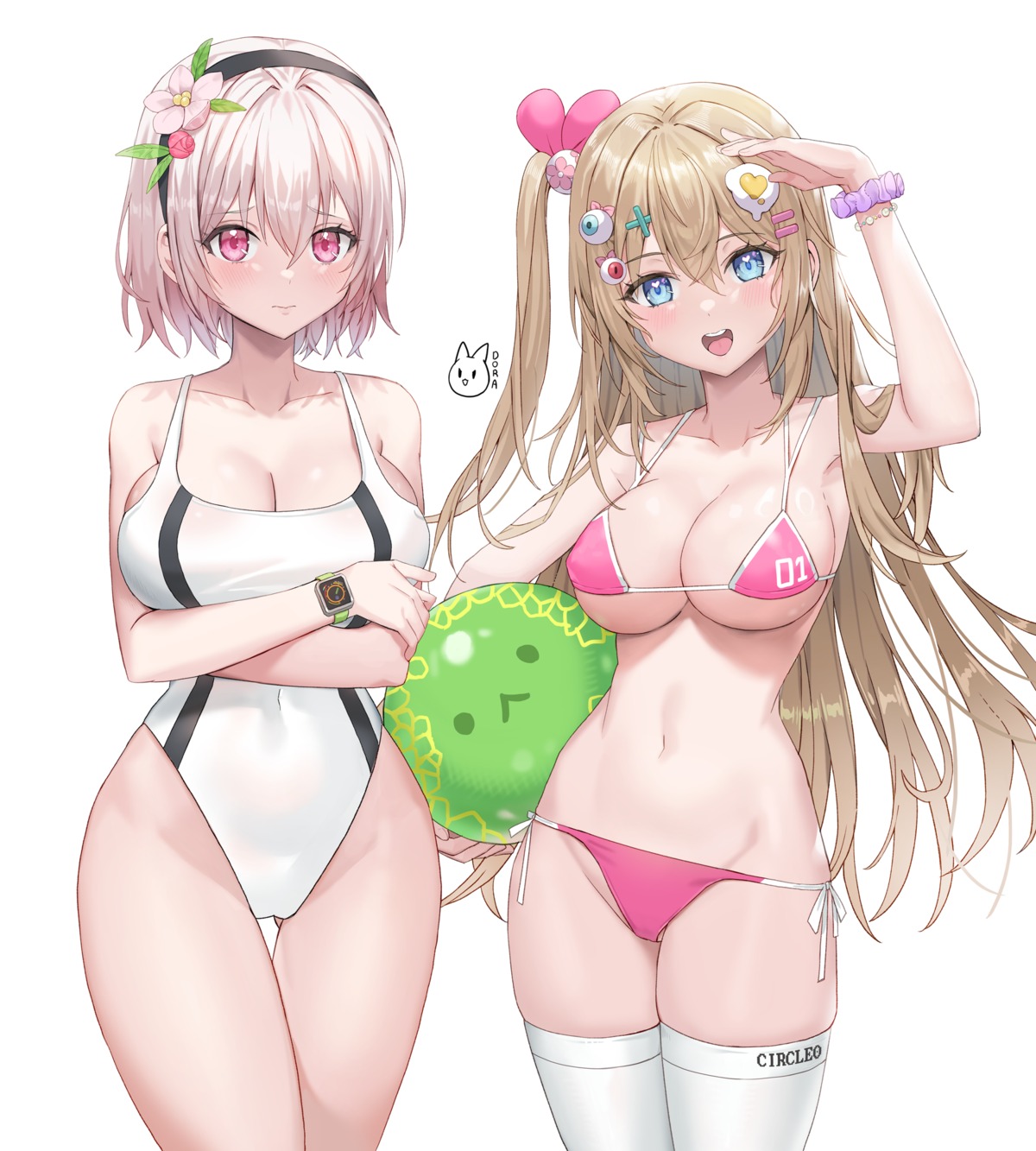 bikini jaeyun swimsuits thighhighs