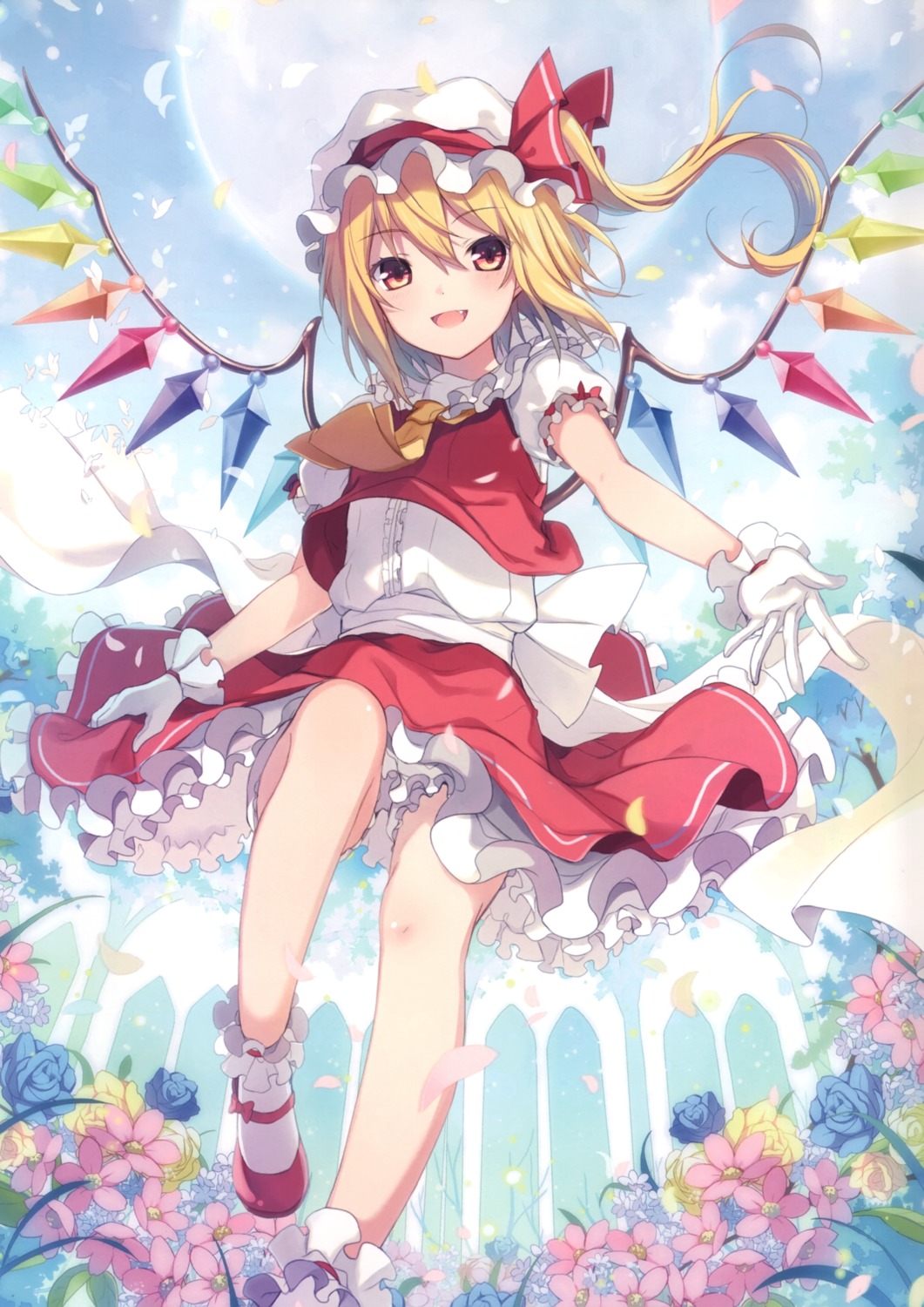 6u bloomers eternal_land flandre_scarlet touhou wings